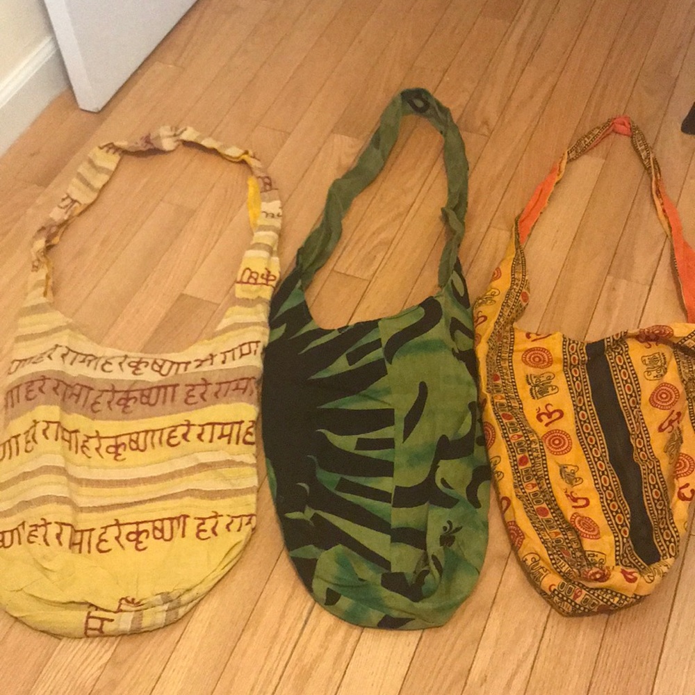 Fun Hindi Text Messenger Bags